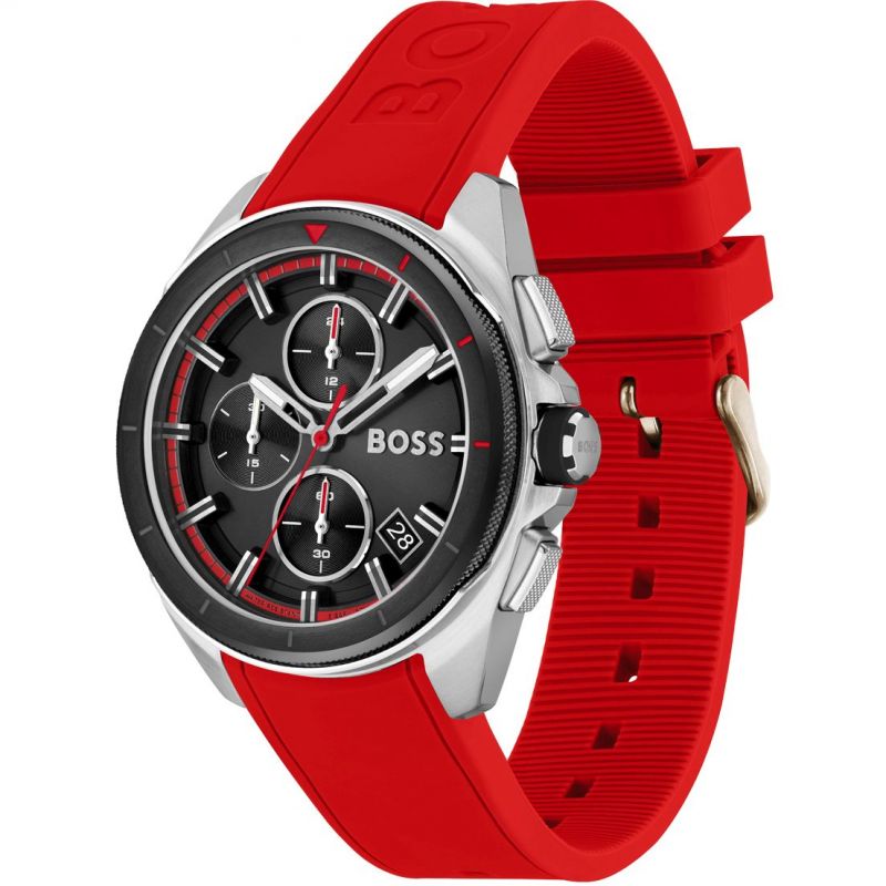 Hugo Boss Volane Chronograph Red Men's Watch- HB1513959